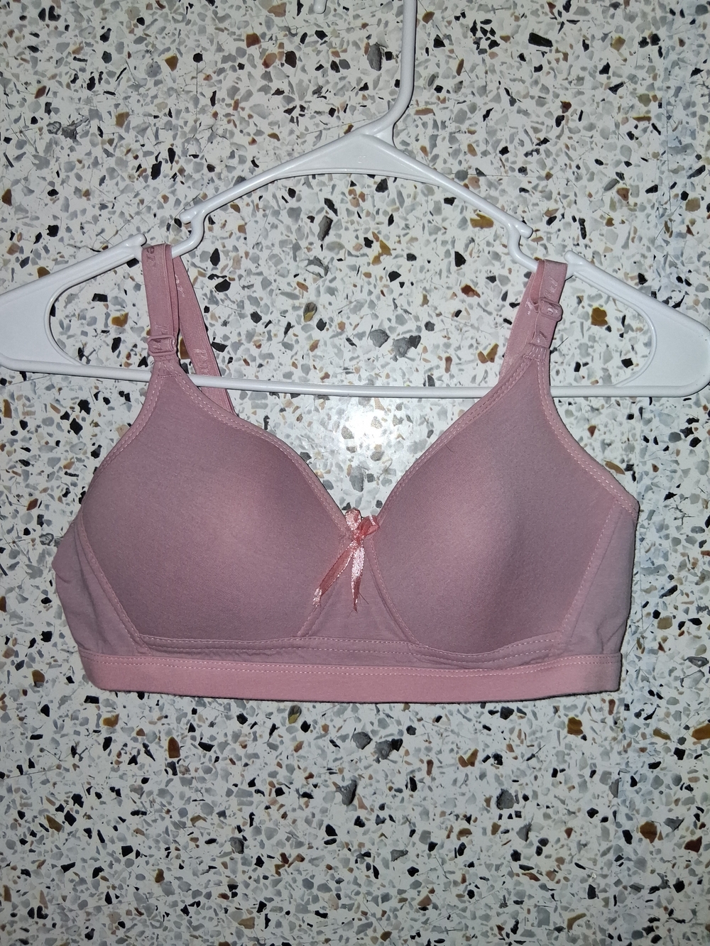 Women's Pink Lover Bra Padded Wireless Pink Size 36B